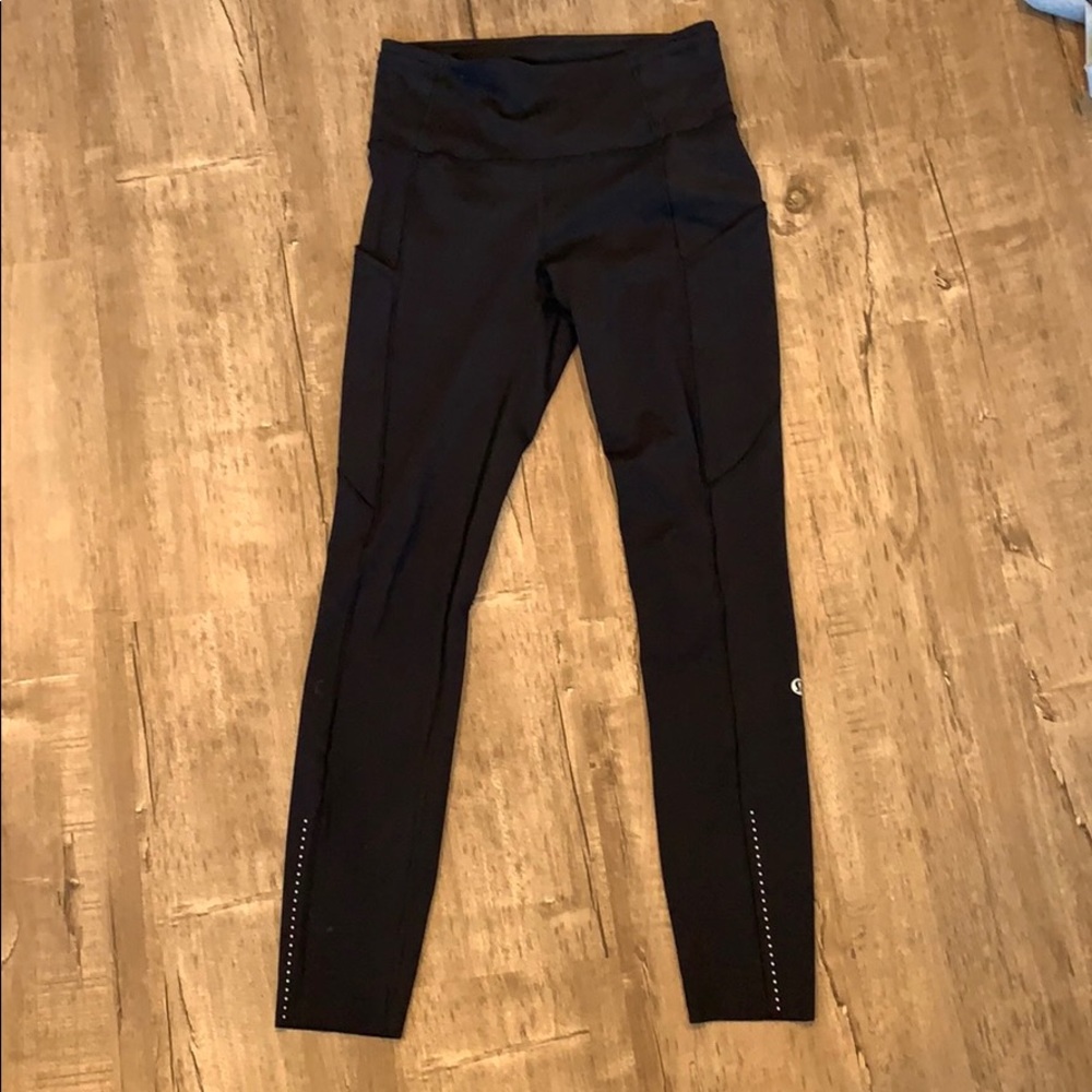 Lululemon Fast and Free II 25”. Size 4. Black